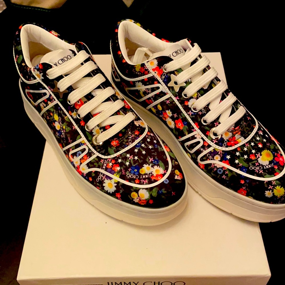 Jimmy Choo Brand New Hawaii multi sneaker